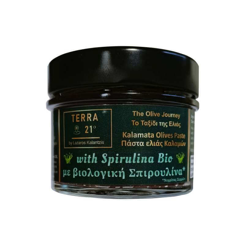 Olive Paste Spirulina Glass Jar Lefkada